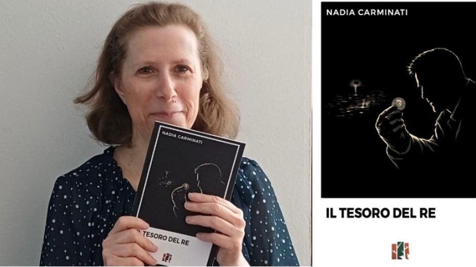 Nadia Carminati debutta al Salone del Libro con il giallo “Il tesoro del re”